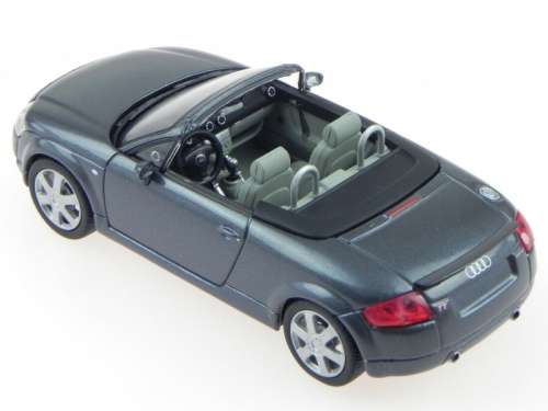 Audi TT Roadster open 2000 grey-met 1/43 Minichamps NEW+boxed  #5329 instant wheels
