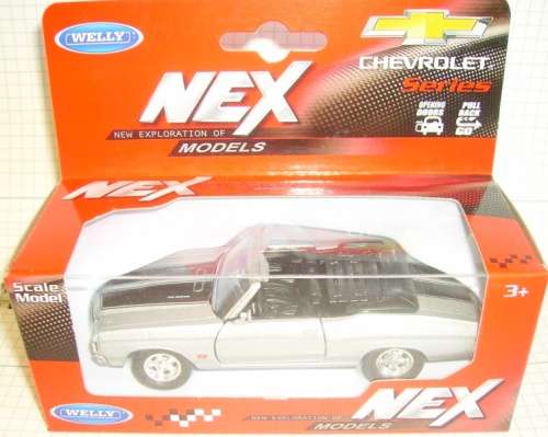 Chevrolet Chevelle SS454 open convertble 1971 1/43 Welly NEW+boxed  #5333 instant wheels