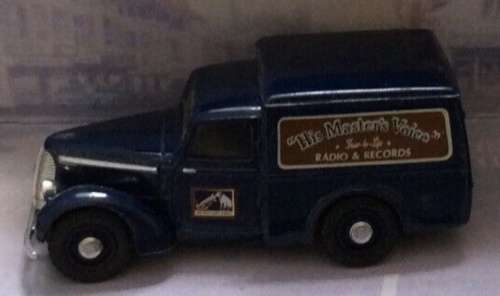 Commer 8 cwt Van His Masters Voice 1950 blue 1/43 DINKY NEW+boxed  #5338 instant wheels
