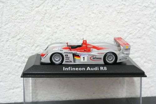 Audi R8 DTM Infineon 2002 #1 12h Sebring 1/43 Minichamp NEW+boxed  #5341 instant wheels