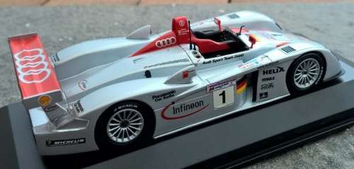 Audi R8 DTM Infineon 2002 #1 12h Sebring 1/43 Minichamp NEW+boxed  #5341 instant wheels