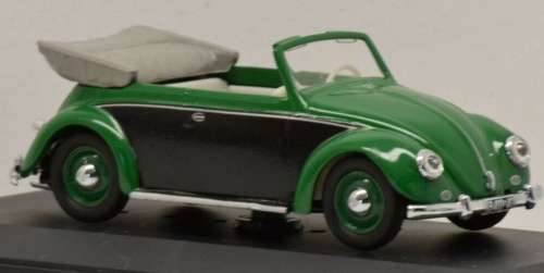 Volkswagen Beetle Cabrio 1949 green 1/43 Vitesse NEW+boxed #5383 instant wheels