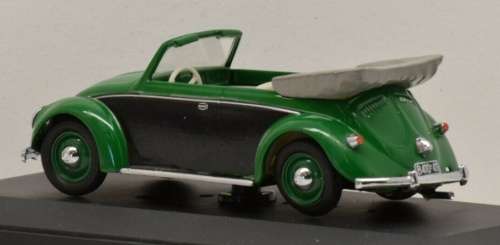 Volkswagen Beetle Cabrio 1949 green 1/43 Vitesse NEW+boxed #5383 instant wheels