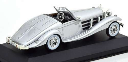 Mercedes-Benz 540 K (W29) Roadster 1936 silver 1/43 IXO NEW+boxed  #5387 instant wheels