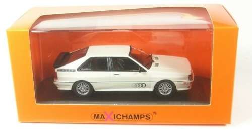 Audi Quattro (original) 1980 white 1/43 Maxichamps NEW+boxed  #5388 instant wheels