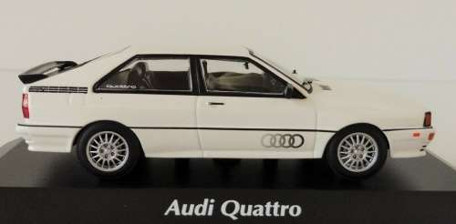 Audi Quattro (original) 1980 white 1/43 Maxichamps NEW+boxed  #5388 instant wheels