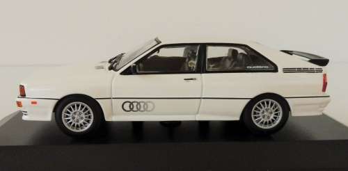 Audi Quattro (original) 1980 white 1/43 Maxichamps NEW+boxed  #5388 instant wheels