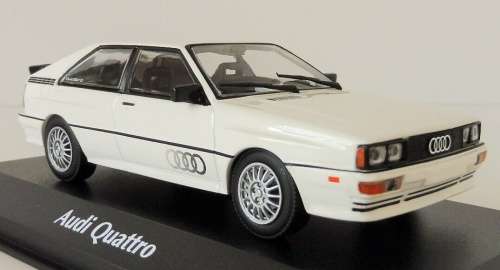 Audi Quattro (original) 1980 white 1/43 Maxichamps NEW+boxed  #5388 instant wheels