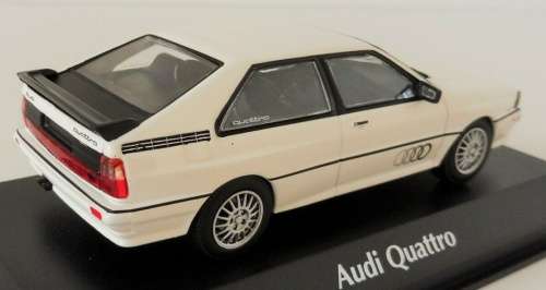 Audi Quattro (original) 1980 white 1/43 Maxichamps NEW+boxed  #5388 instant wheels