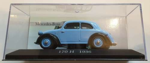 Mercedes-Benz 170 H (W28) 1936 blue/black 1/43 IXO NEW+boxed  #5390 instant wheels