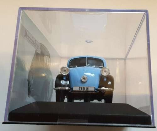 Mercedes-Benz 170 H (W28) 1936 blue/black 1/43 IXO NEW+boxed  #5390 instant wheels