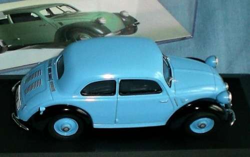 Mercedes-Benz 170 H (W28) 1936 blue/black 1/43 IXO NEW+boxed  #5390 instant wheels