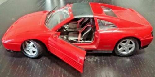Ferrari 348ts 1990 red 1/18 Maisto NEW+boxed  #8821 instant wheels