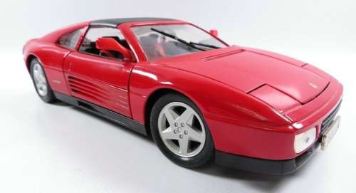 Ferrari 348ts 1990 red 1/18 Maisto NEW+boxed  #8821 instant wheels