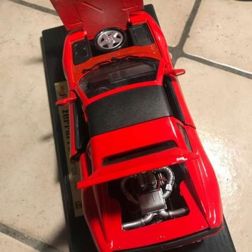 Ferrari 348ts 1990 red 1/18 Maisto NEW+boxed  #8821 instant wheels