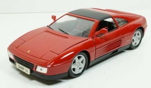 Ferrari 348ts 1990 red 1/18 Maisto NEW+boxed  #8821 instant wheels