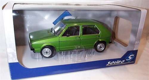 Volkswagen Golf L Mk.1 1983 green-met 1/18 Solido NEW+boxed  #8823 instant wheels