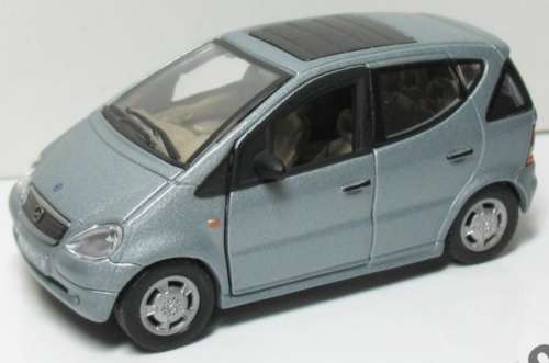 Mercedes-Benz A140 (W168) 1997 greymet 1/43 Cararama New+showcased  #5342 instant wheels