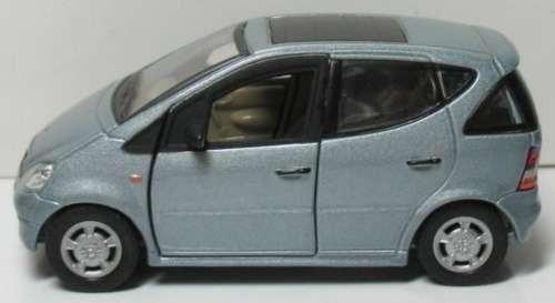 Mercedes-Benz A140 (W168) 1997 greymet 1/43 Cararama New+showcased  #5342 instant wheels