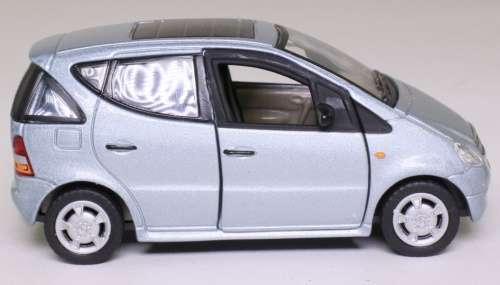 Mercedes-Benz A140 (W168) 1997 greymet 1/43 Cararama New+showcased  #5342 instant wheels