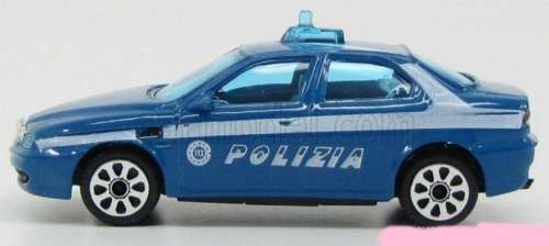 Alfa Romeo 156 SW PoliziaStradale 1997 1/43 Bburago NEW+showcased  #5345 instant wheels