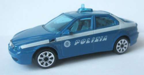 Alfa Romeo 156 SW PoliziaStradale 1997 1/43 Bburago NEW+showcased  #5345 instant wheels