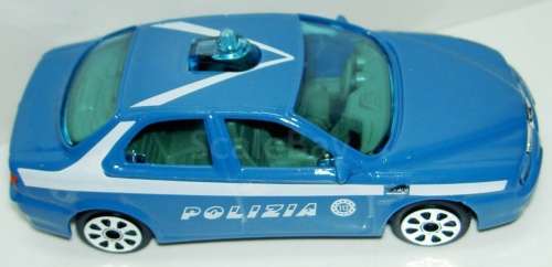 Alfa Romeo 156 SW PoliziaStradale 1997 1/43 Bburago NEW+showcased  #5345 instant wheels