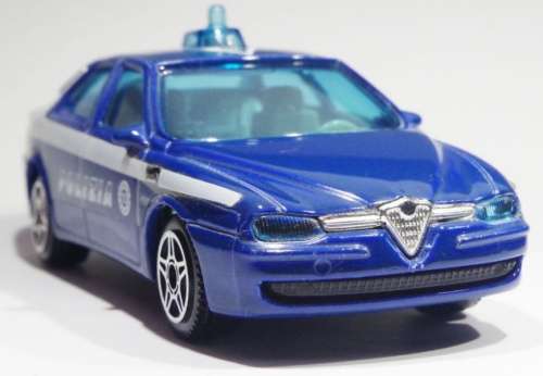 Alfa Romeo 156 SW PoliziaStradale 1997 1/43 Bburago NEW+showcased  #5345 instant wheels