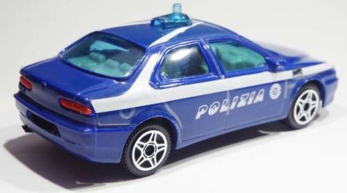 Alfa Romeo 156 SW PoliziaStradale 1997 1/43 Bburago NEW+showcased  #5345 instant wheels