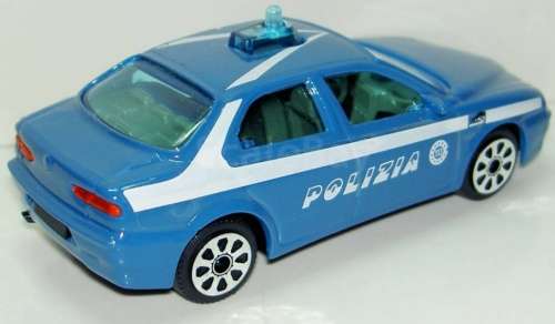 Alfa Romeo 156 SW PoliziaStradale 1997 1/43 Bburago NEW+showcased  #5345 instant wheels