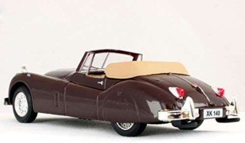 Jaguar XK140 open Roadster 1956 burgundy 1/43 IXO NEW+showcased  #5353 instant wheels