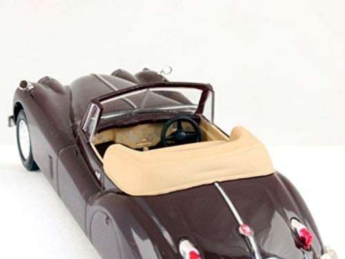 Jaguar XK140 open Roadster 1956 burgundy 1/43 IXO NEW+showcased  #5353 instant wheels