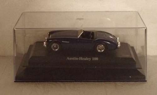 Austin Healey 100 BN1 convertible 1953 blue 1/43 IXO NEWinShowcase   #5375 instant wheels