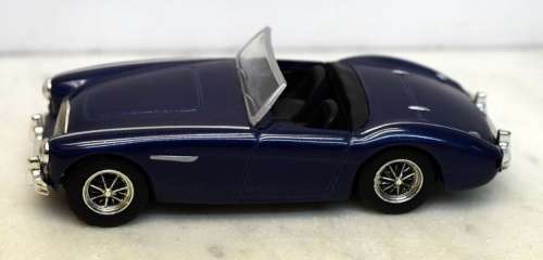 Austin Healey 100 BN1 convertible 1953 blue 1/43 IXO NEWinShowcase   #5375 instant wheels