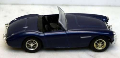 Austin Healey 100 BN1 convertible 1953 blue 1/43 IXO NEWinShowcase   #5375 instant wheels