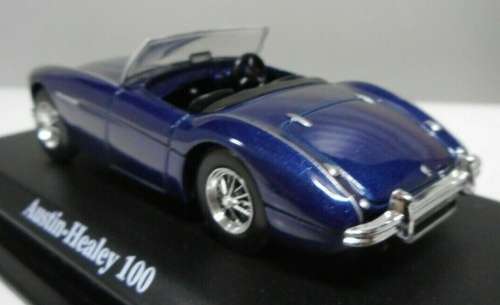 Austin Healey 100 BN1 convertible 1953 blue 1/43 IXO NEWinShowcase   #5375 instant wheels