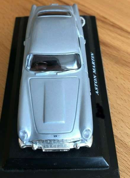 Aston Martin DB5 1965 silver 1/43 IXO NEW+showcased  #5378 instant wheels