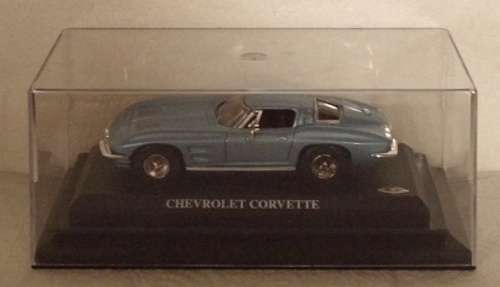 Chevrolet Corvette Sting Ray C2 1963 lt.blue-met 1/43 IXO NEW+showcased #5380 instant wheels
