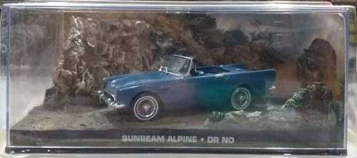 Sunbeam Alpine 1965 blue (007-JBond) 1/43 IXO NEW+boxed  #5400 instant wheels