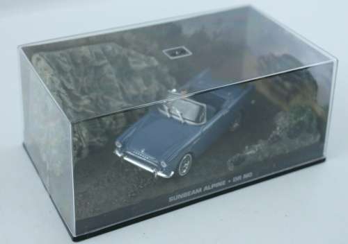 Sunbeam Alpine 1965 blue (007-JBond) 1/43 IXO NEW+boxed  #5400 instant wheels