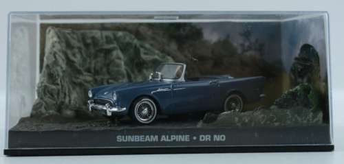 Sunbeam Alpine 1965 blue (007-JBond) 1/43 IXO NEW+boxed  #5400 instant wheels