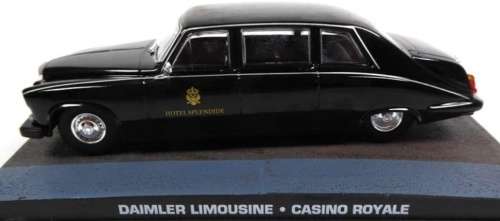 Daimler Limousine 1968 black 007/JBond Casino 1/43 IXO NEW+boxed  #5401 instant wheels
