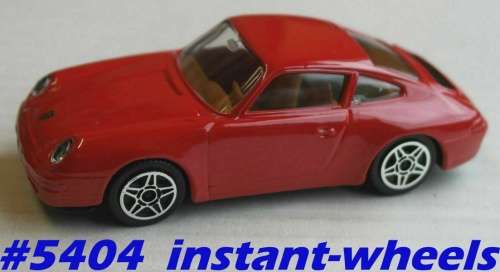 Porsche 911 (996) Carrera 1993 red 1/43 Bburago/IT NEW+showcased  #5404 instant wheels