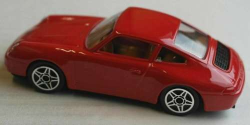Porsche 911 (996) Carrera 1993 red 1/43 Bburago/IT NEW+showcased  #5404 instant wheels