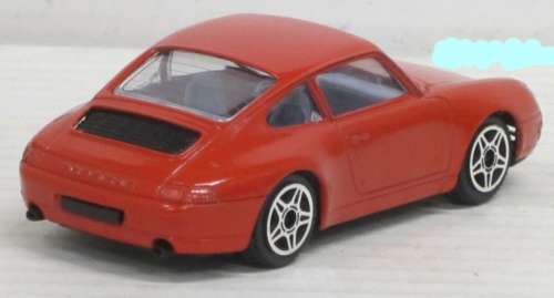 Porsche 911 (996) Carrera 1993 red 1/43 Bburago/IT NEW+showcased  #5404 instant wheels