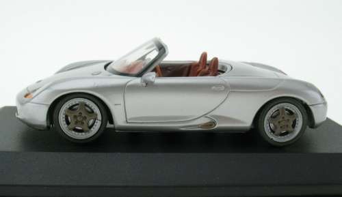 Porsche Boxster Roadster 1996 silver 1/43 Minichamp NEW+showcased  #5408 instant wheels