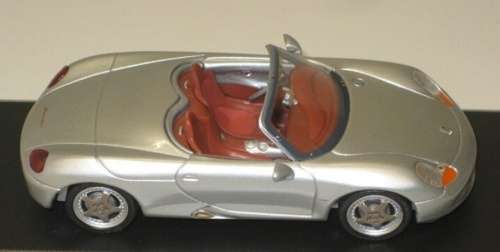 Porsche Boxster Roadster 1996 silver 1/43 Minichamp NEW+showcased  #5408 instant wheels