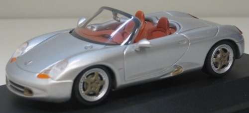Porsche Boxster Roadster 1996 silver 1/43 Minichamp NEW+showcased  #5408 instant wheels