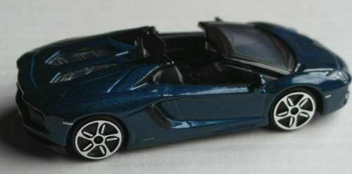 Lamborghini Aventador Roadster 2018 blue-met 1/43 Bburago NEW+showcased  #5414 instant wheels
