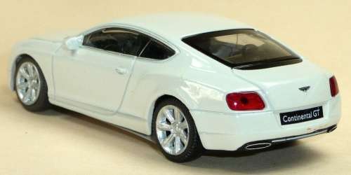 Bentley Continental GT 2018 white 1/43 Welly NEW+showcased  #5415 instant wheels